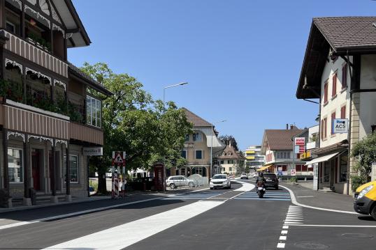Die Bauarbeiten auf der Thunstrasse sind abgeschlossen
