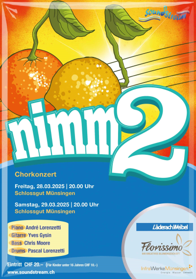 Nimm 2 - Chorkonzert Soundstream Münsingen