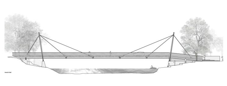 Visualisierung Hängebrücke