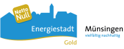 Logo Energiestadt Gold Münsingen